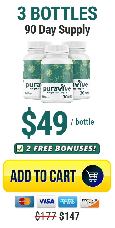 Puravive - 3 bottles